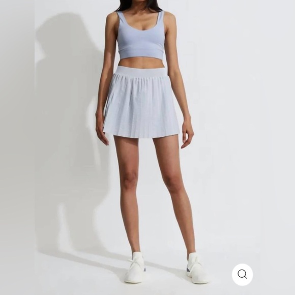 Varley Melody Skirt in Microchip - Mini Pleated Tennis Skort in Medium - Picture 10 of 14